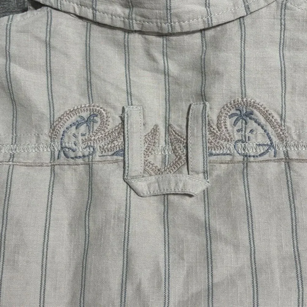 Vintage Women's Diesel Flight Bright Cream Stripe‎ Short Blazer Jacket Sz Small
